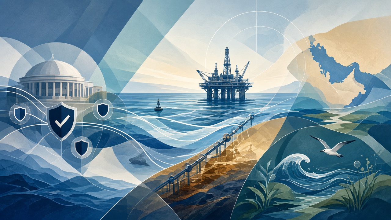 Abstract wide field scene for Recent Developments in Offshore Regulatory Oversight and Oil Spill Prevention